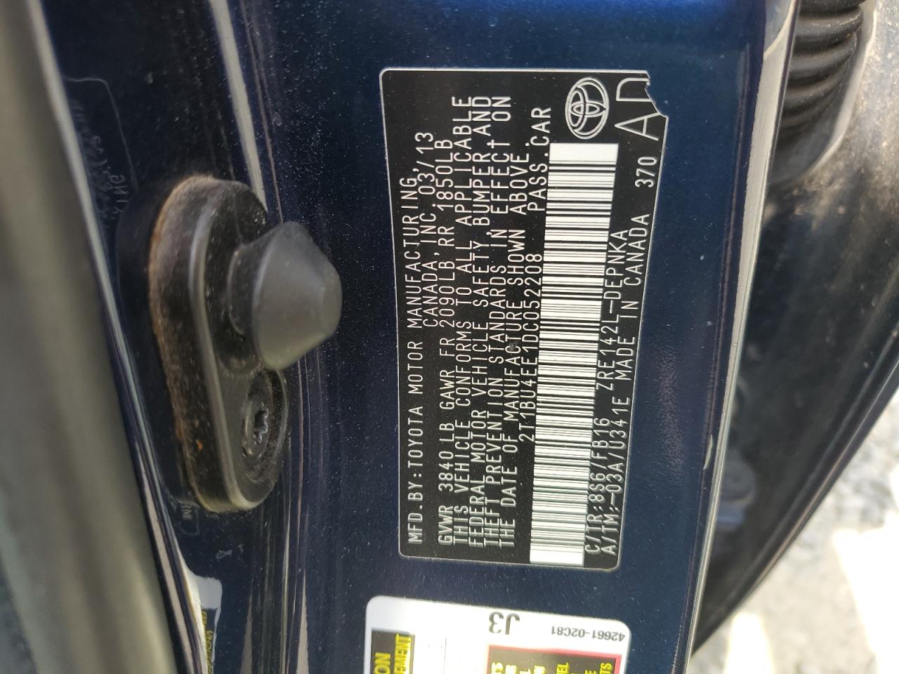 Toyota Corolla Base Image 8