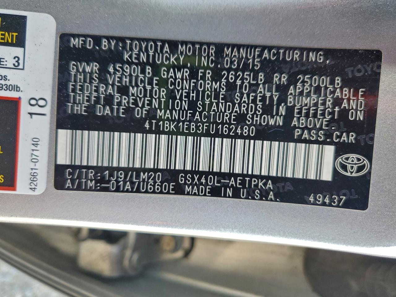 Toyota Avalon Xle Image 7