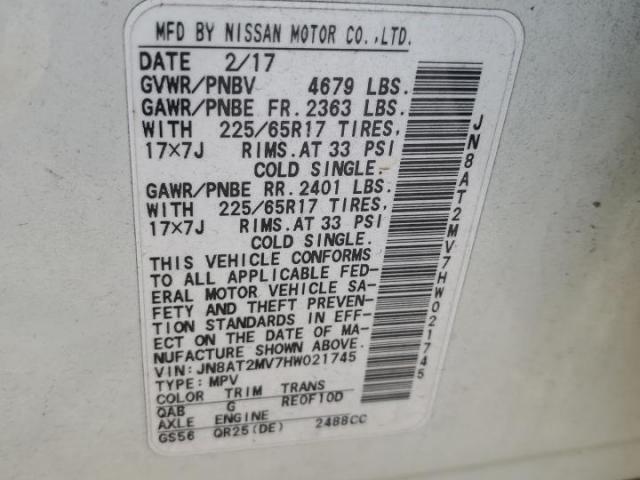 Nissan Rogue S Image 11