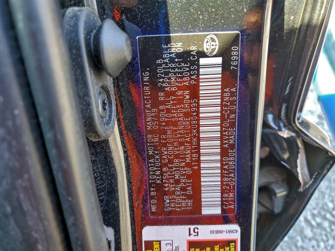 Toyota Camry L Image 4