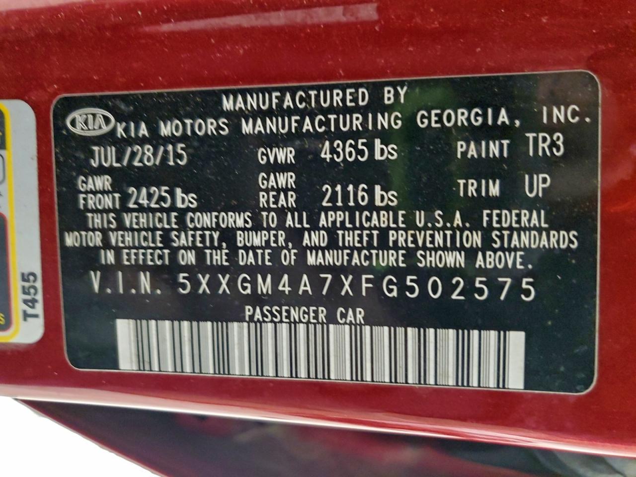 Kia Optima Lx Image 7